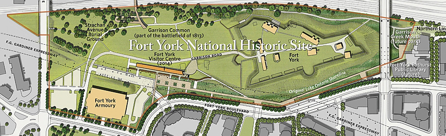 Landscape Master Plan for Fort York National Historic Site. Prepared by DTAH, Toronto, 2012.