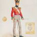 Drawing of the 8th Regiment of Foot, Grenadier Company Officer 1813, by J.C.H. Forster. The Friends of Fort York.